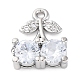 Brass Micro Pave Cubic Zirconia Charms&nbsp;KK-A240-20P-1