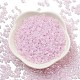 セイロンガラスシードビーズ  ピーナッツ  ピンク  4~4.5x2~2.5x2~2.5mm  穴：0.8~0.9mm  約10000個/ポンド&nbsp;SEED-K009-02B-28-2