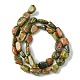 Natural Unakite Beads Strands&nbsp;G-G117-B03-01-3