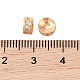 Brass Micro Pave Cubic Zirconia Beads&nbsp;KK-B100-043G-02-3
