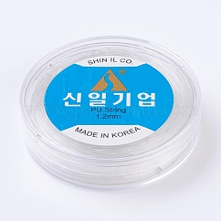 Korean Elastic Crystal Thread, For Jewelry Making, Clear, 1.2mm, about 21.87 yards(20m)/roll