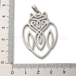 Non-Tarnish 304 Stainless Steel Pendants&nbsp;STAS-O005-26P