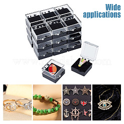 Plastic Badge Storage Gift Box&nbsp;CON-WH0099-07A