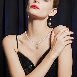 真鍮製マイクロパヴェキュービックジルコニアペンダント  丸カン付き  ヒマワリ  16KGP本金メッキ  22.5x15x4mm  穴：3mm  5個/箱&nbsp;ZIRC-SZ0003-45