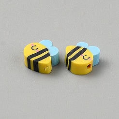Handmade Polymer Clay Beads&nbsp;CLAY-TAC0015-03
