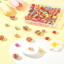 60Pcs 3 Styles ABS Plastic Beads&nbsp;KY-FS0001-30