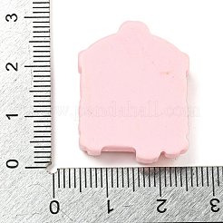 寝室テーマ不透明樹脂動物家具デコデンカボション  ウサギの窓  26.5x21x8mm&nbsp;RESI-M042-02C