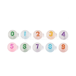 Luminous Transparent Acrylic Beads&nbsp;TACR-Q013-06B