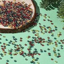 4 Colors 8/0 Christmas TOHO Round Seed Beads&nbsp;SEED-X0058-24