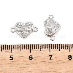 304 Stainless Steel Magnetic Clasps with Loops&nbsp;STAS-P452-04G-P