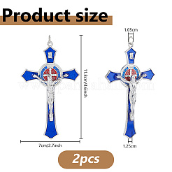 Zinc Alloy Enamel Big Pendants&nbsp;FIND-WH0367-706C