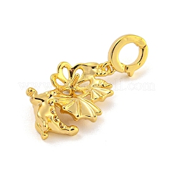 Long-Lasting Plated Brass Pendant Bails&nbsp;LS-KK-O008-02B-G