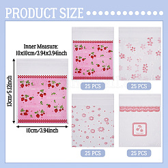 100Pcs 4 Styles Translucent OPP Bakeware Bags&nbsp;ABAG-TA0001-37