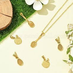 6Pcs 3 Styles Vacuum Plating 304 Stainless Steel Pendants&nbsp;STAS-CJ0002-46