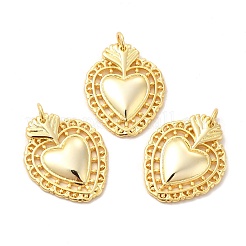 Eco-Friendly Rack Plating Brass Pendants&nbsp;KK-F851-03G