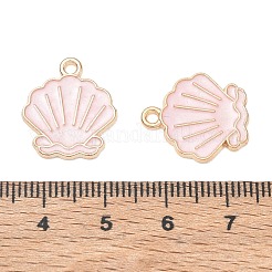 Alloy Enamel Pendants&nbsp;AL-CBAE435-16G-02