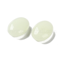 Synthetic Luminous Stone Flat Oval Palm Stone&nbsp;G-B063-02A