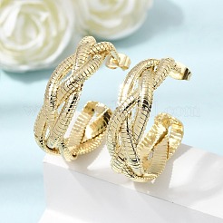 Brass Stud Earrings for Women&nbsp;EJEW-F421-01G