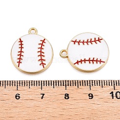 Alloy Enamel Pendants&nbsp;FIND-WH0114-11LG