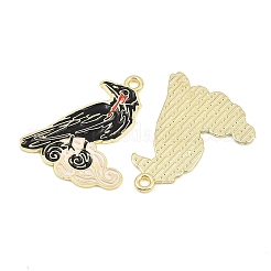 Alloy with Black Enamel Pendants&nbsp;AL-CBA2919-02G-05