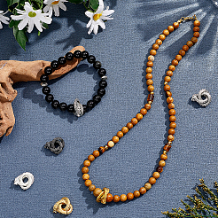 6Pcs 6 Colors Brass Beads&nbsp;KK-PH0014-62