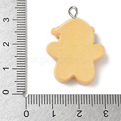 Christmas Theme Opaque Resin Pendants&nbsp;RESI-I344-02P-01