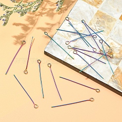 304 Stainless Steel Eye Pins&nbsp;STAS-YW0001-40