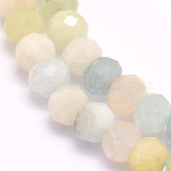 Natural Morganite Beads Strands&nbsp;G-F509-54-5x8mm