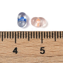 ガラスシードビーズ  ピーナッツ  ミックスカラー  4~6.5x3~4x2.5~3mm  穴：0.8~1.4mm&nbsp;GLAA-XCP0001-65