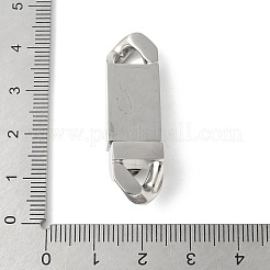 316サージカルステンレススチールボックスクラスプ  ステンレス鋼色  40x11.5x9mm  穴：4.5x5mm&nbsp;STAS-H234-04P-02