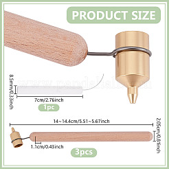 Wood Handle Liquid Writing Pen&nbsp;AJEW-WH0696-066