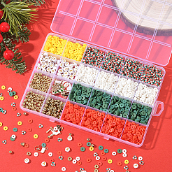 Christmas Theme DIY Jewelry Making Findings Kits&nbsp;DIY-SP0005-71