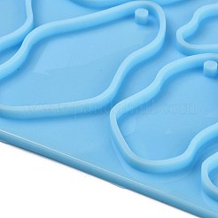Irregular Shape Holographic Pendant DIY Silicone Mold&nbsp;DIY-K063-02