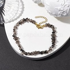 Natural Ice Obsidian Anklets&nbsp;AJEW-AN00592-08
