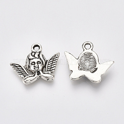 Tibetan Style Alloy Pendants&nbsp;TIBEP-Q083-06AS-NR