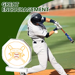 6Pcs Acrylic Sports Ball Trophy Awar&nbsp;ODIS-OC0001-94B
