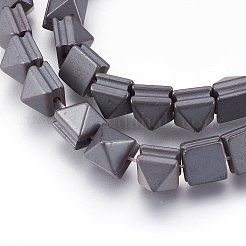 Non-magnetic Synthetic Hematite Bead Strands&nbsp;G-I208-01F-A