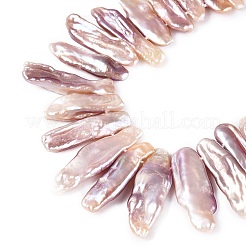 Natural Baroque Keshi Pearl Beads Strands&nbsp;PEAR-S020-H13C