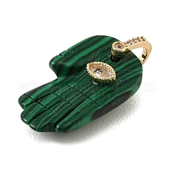 Synthetic Malachite Carved Pendants&nbsp;GG-CBA5963-01B-NH