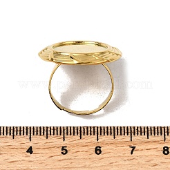 304 Stainless Steel Cuff Ring Components&nbsp;STAS-P403-07G