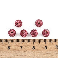 Polymer Clay Rhinestone Beads&nbsp;RB-H284-6MM-209
