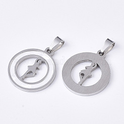 201 Stainless Steel Pendants&nbsp;STAS-N089-69P