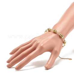 Synthetic Hematite Beaded Link Bracelet&nbsp;BJEW-JB07866