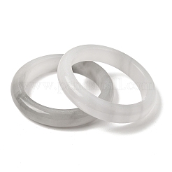 Natural White Jade Bangles for Women&nbsp;BJEW-R296-07