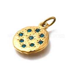 304 Stainless Steel Rhinestone Pendants&nbsp;STAS-R159-54G-02