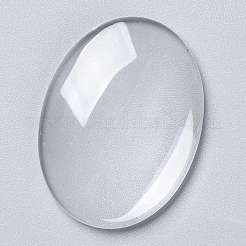 Transparent Glass Cabochons&nbsp;GLAA-XCP0011-26