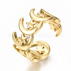 Brass Cuff Rings&nbsp;RJEW-N035-014-NF