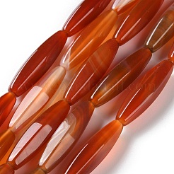 Natural Agate(Dyed & Heated) Beads Strands&nbsp;G-M446-A01-01B