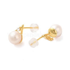Sterling Silver Studs Earrings&nbsp;EJEW-K273-28G