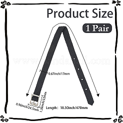 1Pair Polypropylene Spur Straps&nbsp;AJEW-GF0012-66